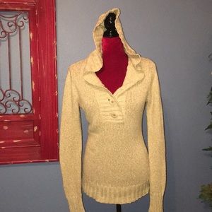 Super cute, classy sweater hoodie. Wet Seal